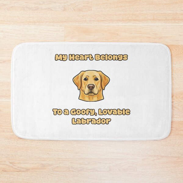 Item preview, My Heart Belongs To A Goofy Lovable Labrador Love designed and sold by NatureUnleashed.