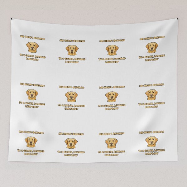 Item preview, My Heart Belongs To A Goofy Lovable Labrador Love designed and sold by NatureUnleashed.