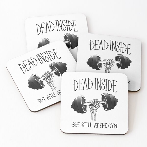 Item preview, Dead Inside But Still At The Gym designed and sold by byebyesally.