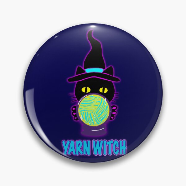 Item preview, Yarn Witch Cat T-Shirt – Cute Knitting Witch Cat Shirt, Crochet Lover Gift, Neon Cat Design designed and sold by ArtyWares.