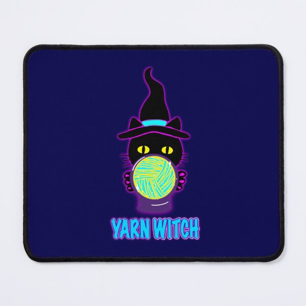 Item preview, Yarn Witch Cat T-Shirt – Cute Knitting Witch Cat Shirt, Crochet Lover Gift, Neon Cat Design designed and sold by ArtyWares.