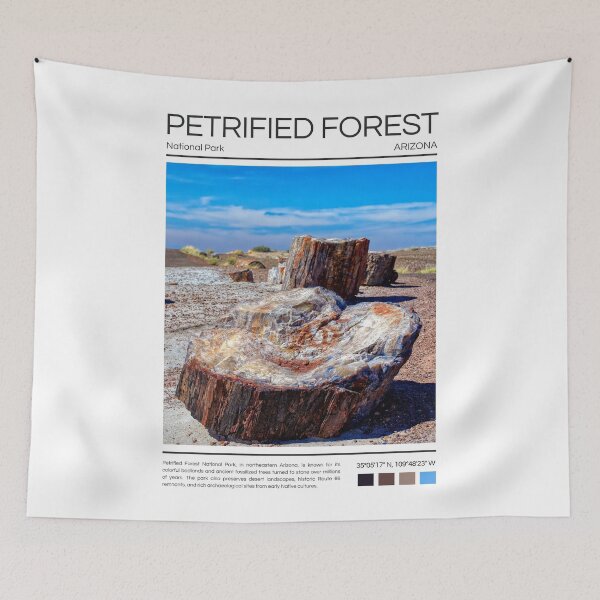 Item preview, Petrified Forest National Park - Arizona designed and sold by StudioRedKoala.