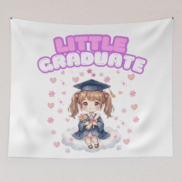 Item preview, Adorable Preschool or Kindergarten Little Graduate Girl designed and sold by VibranPalette.