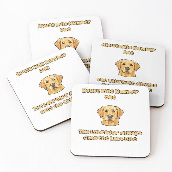 Item preview, House Rule One Labrador Last Bite Funny Dog Owner designed and sold by NatureUnleashed.