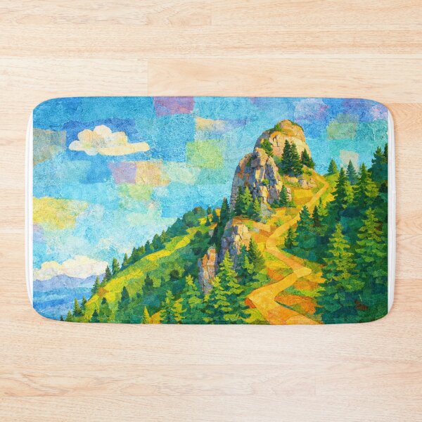 Item preview, Follow the Path, Rocky Mountain Panorama , Mixed Media Digital Collage designed and sold by SWSandraWechner.