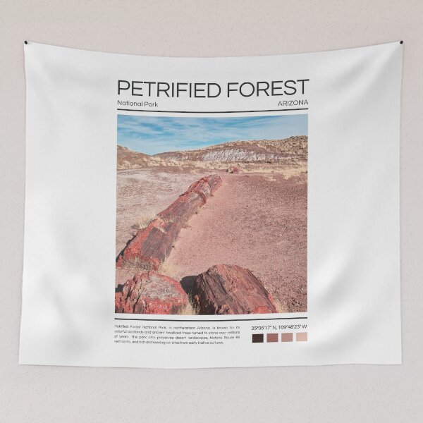Item preview, Petrified Forest National Park - Arizona designed and sold by StudioRedKoala.