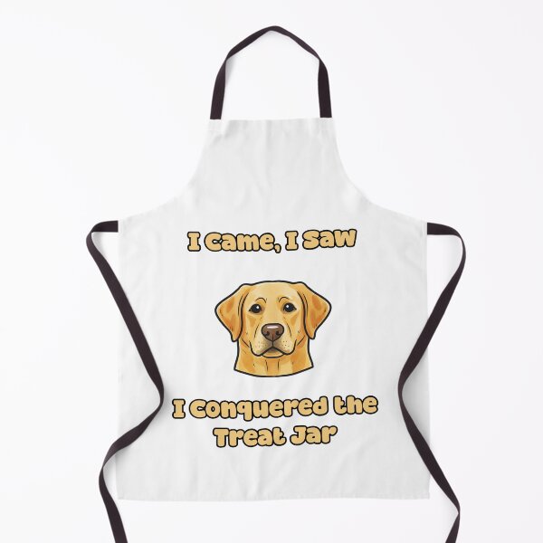 Item preview, I Came I Saw I Conquered The Treat Jar Funny Dog designed and sold by NatureUnleashed.