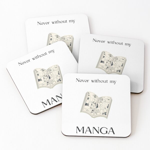Item preview, Never Without My Manga Wall Art Print — Anime Book Lover Poster designed and sold by MoodsOfMine.