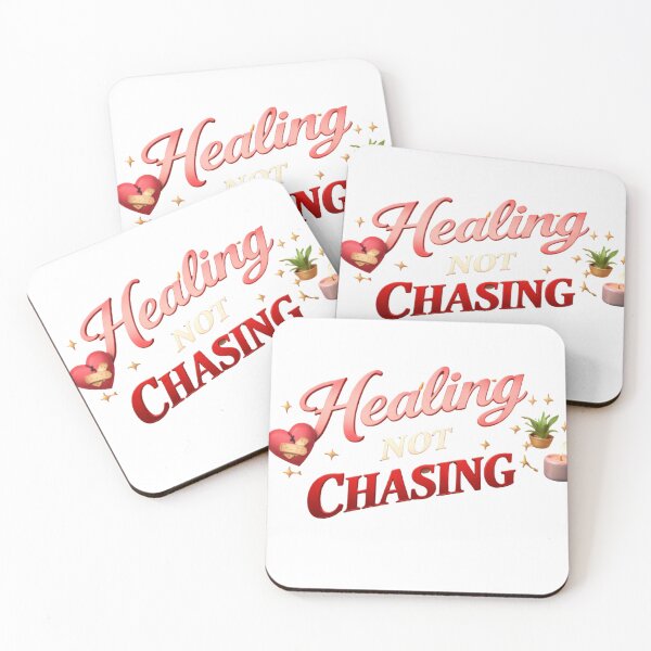 Item preview, Healing, Not Chasing Self-Love Quote Design designed and sold by JagrDesigns.