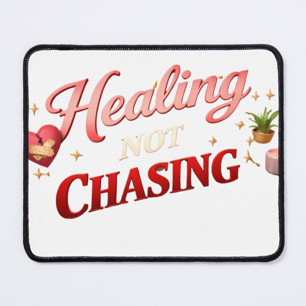 Item preview, Healing, Not Chasing Self-Love Quote Design designed and sold by JagrDesigns.