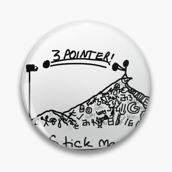 Item preview, Stickman Steph mountain doodle three designed and sold by stickman-steph.