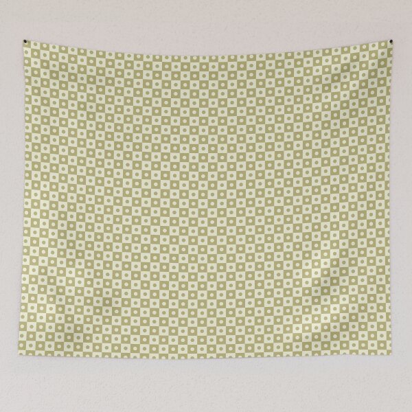Item preview, Gold & beige mini squares with dots designed and sold by Mint + Midnight.