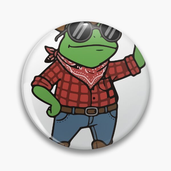 Item preview, Cowboy Frog in Sunglasses Retro Western Illustration designed and sold by Floomart.