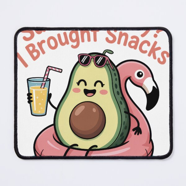 Item preview, Summer Body? I Brought Snacks – Funny Avocado Flamingo Summer Design designed and sold by JA World - Art & Design.