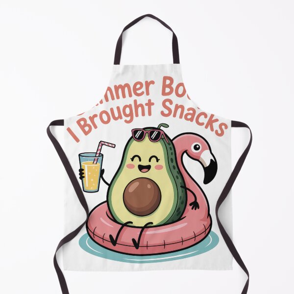 Item preview, Summer Body? I Brought Snacks – Funny Avocado Flamingo Summer Design designed and sold by JA World - Art & Design.