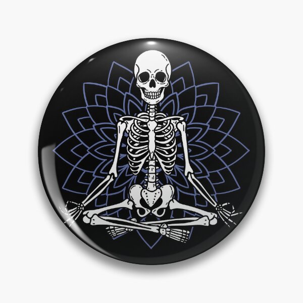 Item preview, Namaste Skeleton designed and sold by byebyesally.