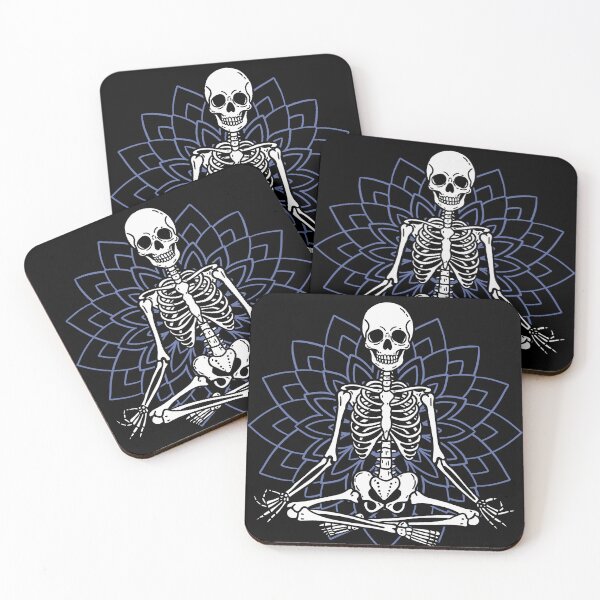 Item preview, Namaste Skeleton designed and sold by byebyesally.