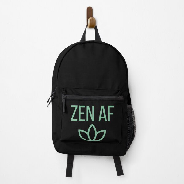 Item preview, Minimalist Zen AF Typography and Green Lotus designed and sold by LekkieStudioArt.