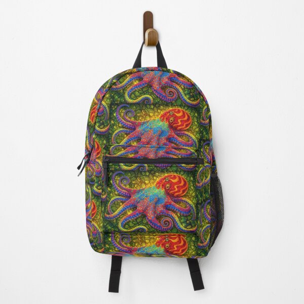 Item preview, Psychedelic Octopus Art – Vibrant Neon Sea Life Design designed and sold by artistwill.