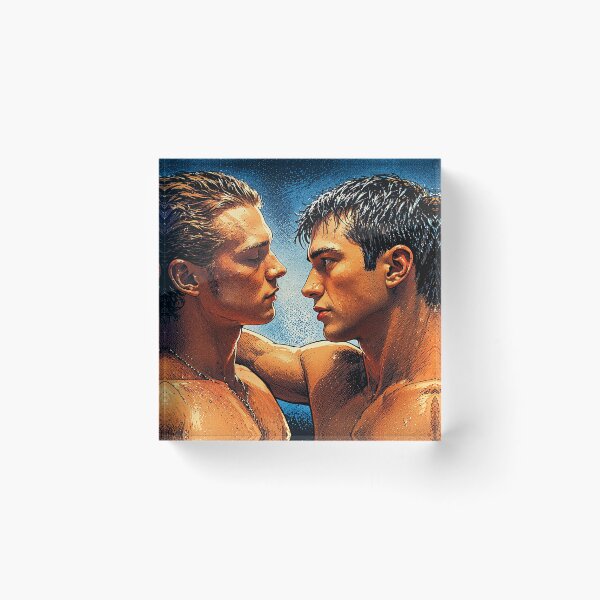 Item preview, Ilya and Shane in the shower in Heated Rivalry (fan art) designed and sold by PopCultureAndStuff.