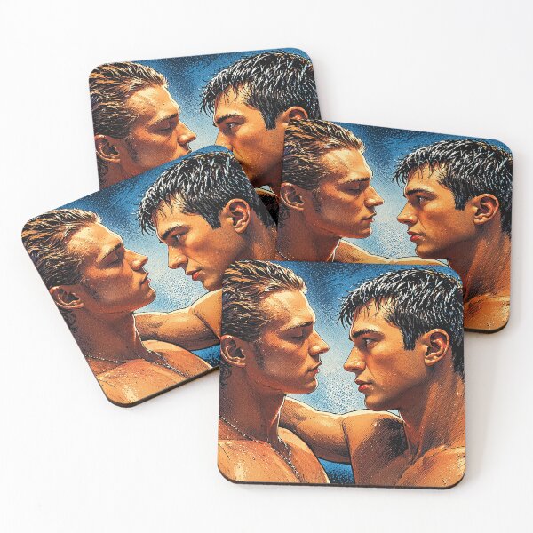 Item preview, Ilya and Shane in the shower in Heated Rivalry (fan art) designed and sold by PopCultureAndStuff.