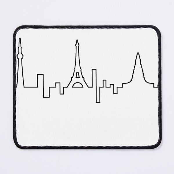 Item preview, Famous building structures as part of an outline designed and sold by Blueprint Styles.