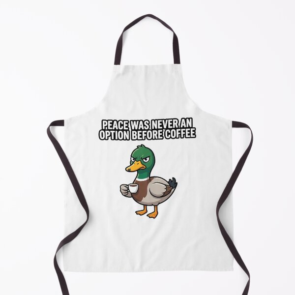 Item preview, Angry Duck Funny Sarcastic Coffee Quote Meme Animal Design designed and sold by timizar.