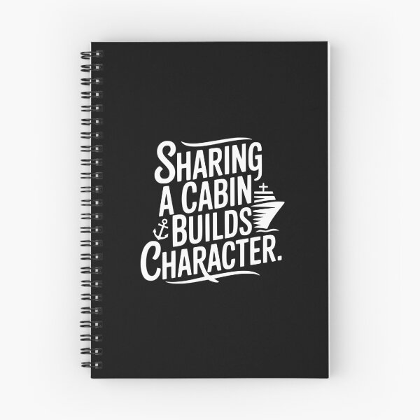 Item preview, Sharing A Cabin Builds Character. designed and sold by theartfulaspie.