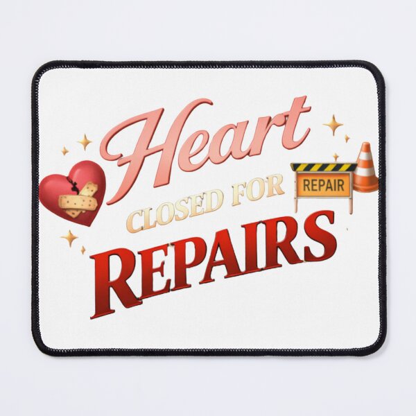 Item preview, Heart Closed for Repairs Healing from Heartbreak designed and sold by JagrDesigns.