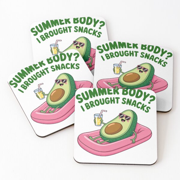 Item preview, Summer Body? I Brought Snacks – Funny Avocado Pool Float Design designed and sold by JA World - Art & Design.