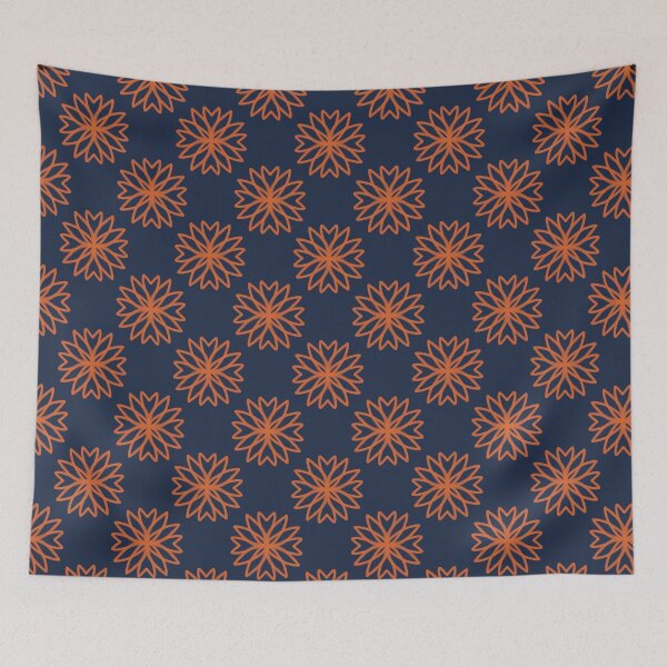 Item preview, Minimalistic Geometric  fFlower Pattern  designed and sold by PodXDesigns.