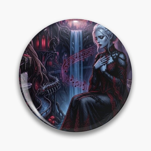 Item preview, Sorrow of the Dark Elven Queen - Gothic Fantasy Art designed and sold by M.O.K..