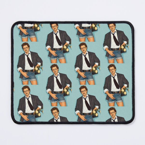 Item preview, Pedro Pascal photoshoot with flowers (fan art) designed and sold by PopCultureAndStuff.