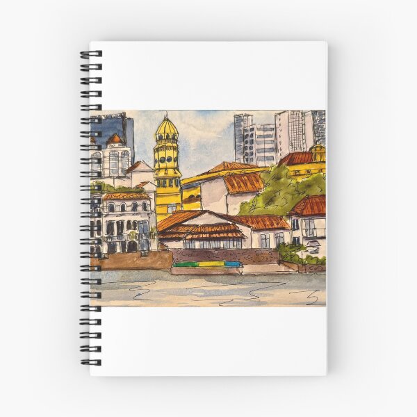 Item preview, Casco Viejo Watercolor & Ink designed and sold by Lynne Beattie.