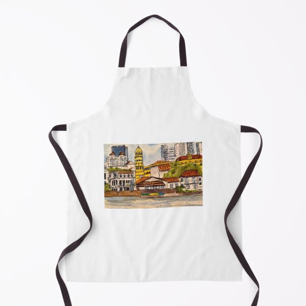 Item preview, Casco Viejo Watercolor & Ink designed and sold by Lynne Beattie.