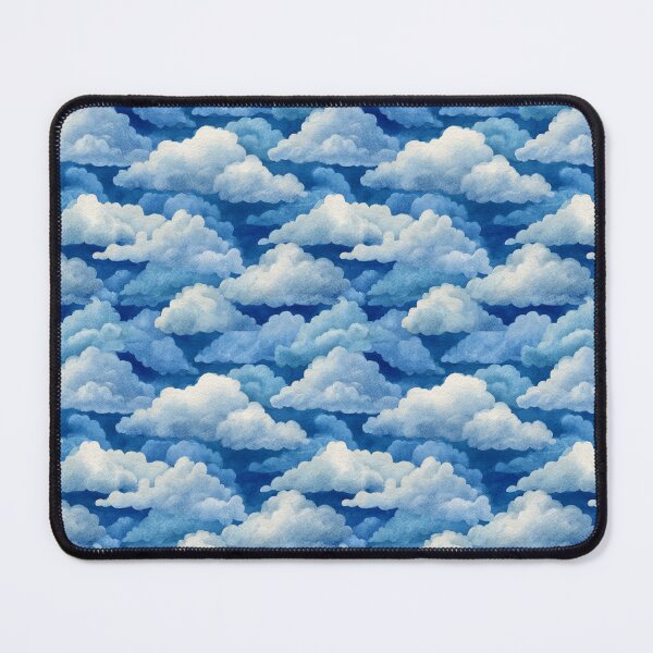 Item preview, Dreamy Watercolor Clouds Sky Pattern designed and sold by NicolasGlowArt.