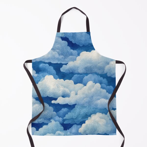 Item preview, Dreamy Watercolor Clouds Sky Pattern designed and sold by NicolasGlowArt.
