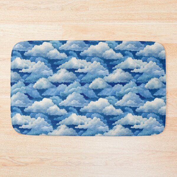 Item preview, Dreamy Watercolor Clouds Sky Pattern designed and sold by NicolasGlowArt.