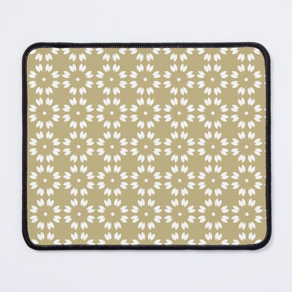 Item preview, Ecru & white floral seamless pattern designed and sold by Mint + Midnight.