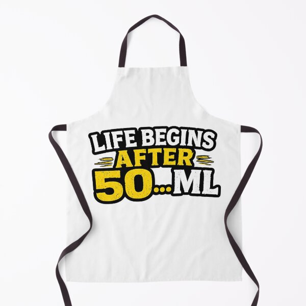 Item preview, Life Begins After 50 ML Funny Vodka Birthday Design designed and sold by PLEYBAN.