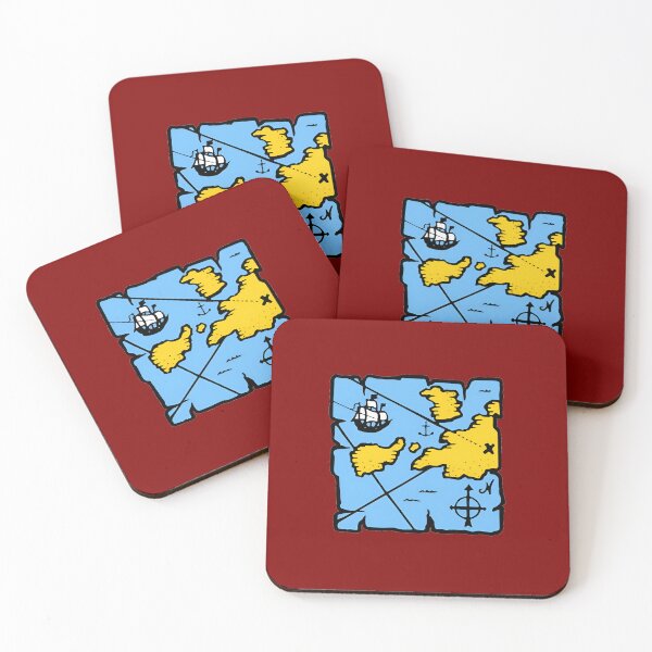 Item preview, treasure map designed and sold by Broken Antler Designs .