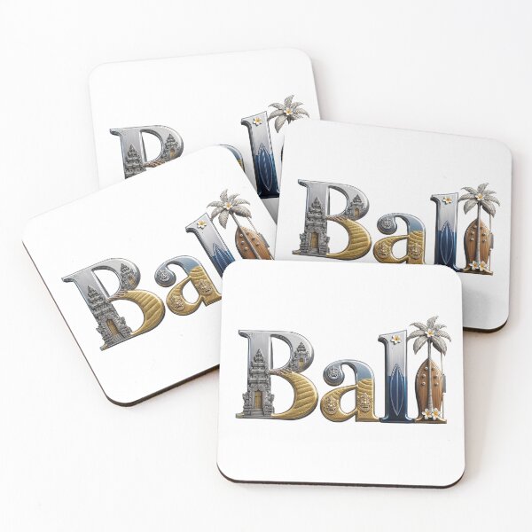 Item preview, Bali Cultural Typography Art designed and sold by VladisWorld.