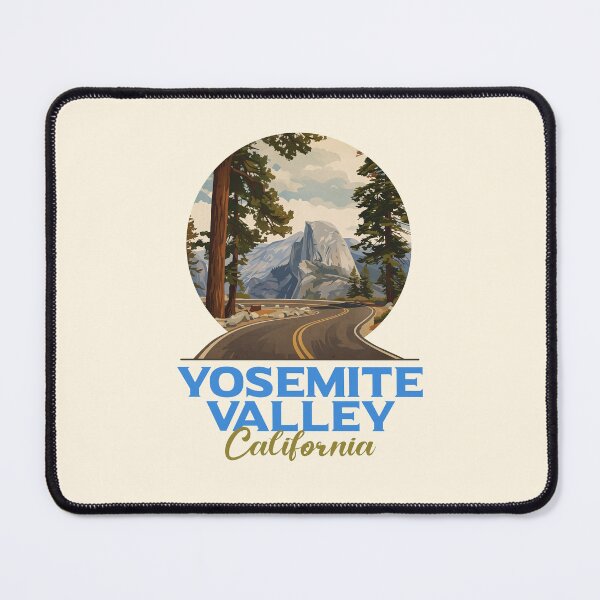 Item preview, Yosemite Valley California Half Dome Vintage Nature Art designed and sold by LinaValearte.