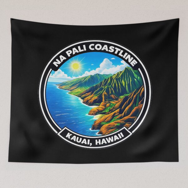 Item preview, Na Pali Coastline - Hawaii designed and sold by VelvetRoom.
