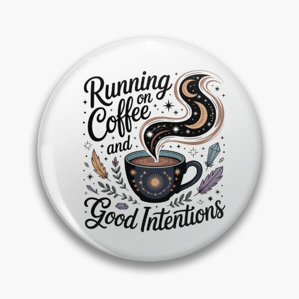 Item preview, Running on Coffee and Good Intentions designed and sold by Nzgiftsandmore.