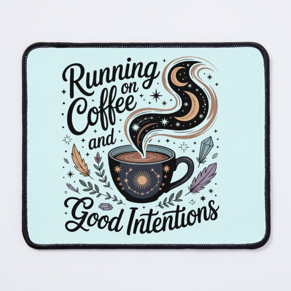 Item preview, Running on Coffee and Good Intentions designed and sold by Nzgiftsandmore.