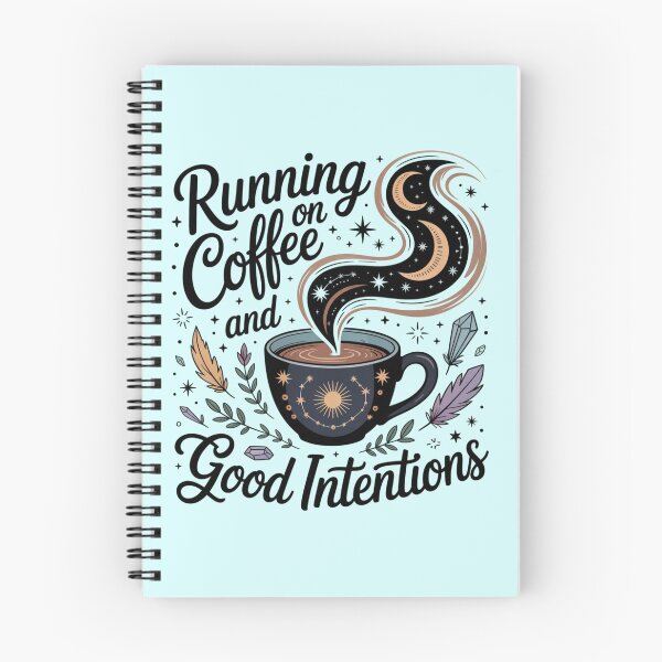 Item preview, Running on Coffee and Good Intentions designed and sold by Nzgiftsandmore.