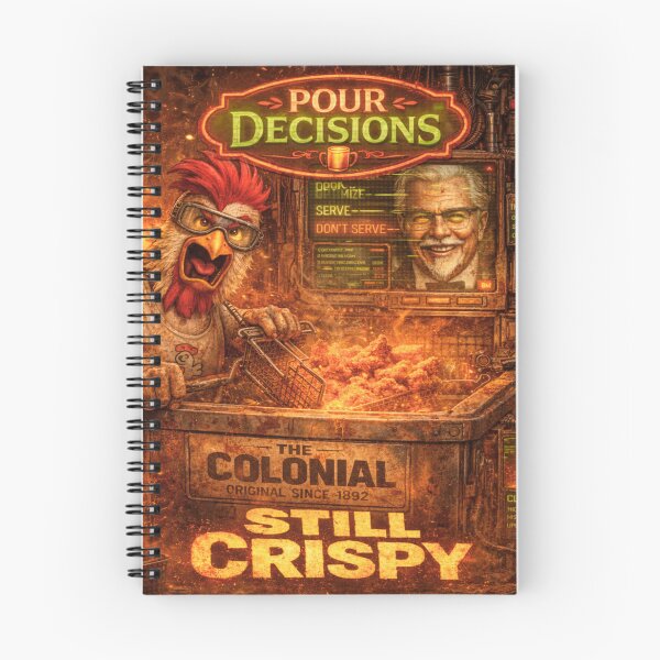 Item preview, Still Crispy — Pour Decisions Cluck Norris Art designed and sold by A Sinister Sly.