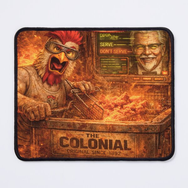 Item preview, Still Crispy — Pour Decisions Cluck Norris Art designed and sold by A Sinister Sly.