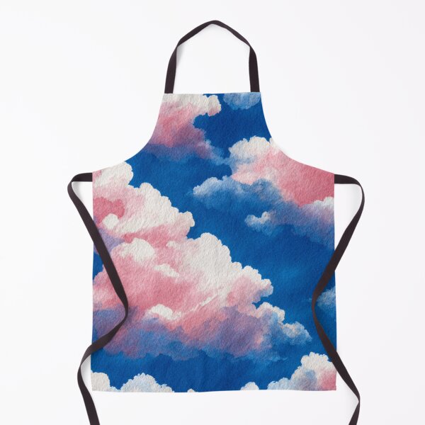Item preview, Dreamy Pink Watercolor Clouds Blue Sky Aesthetic designed and sold by NicolasGlowArt.
